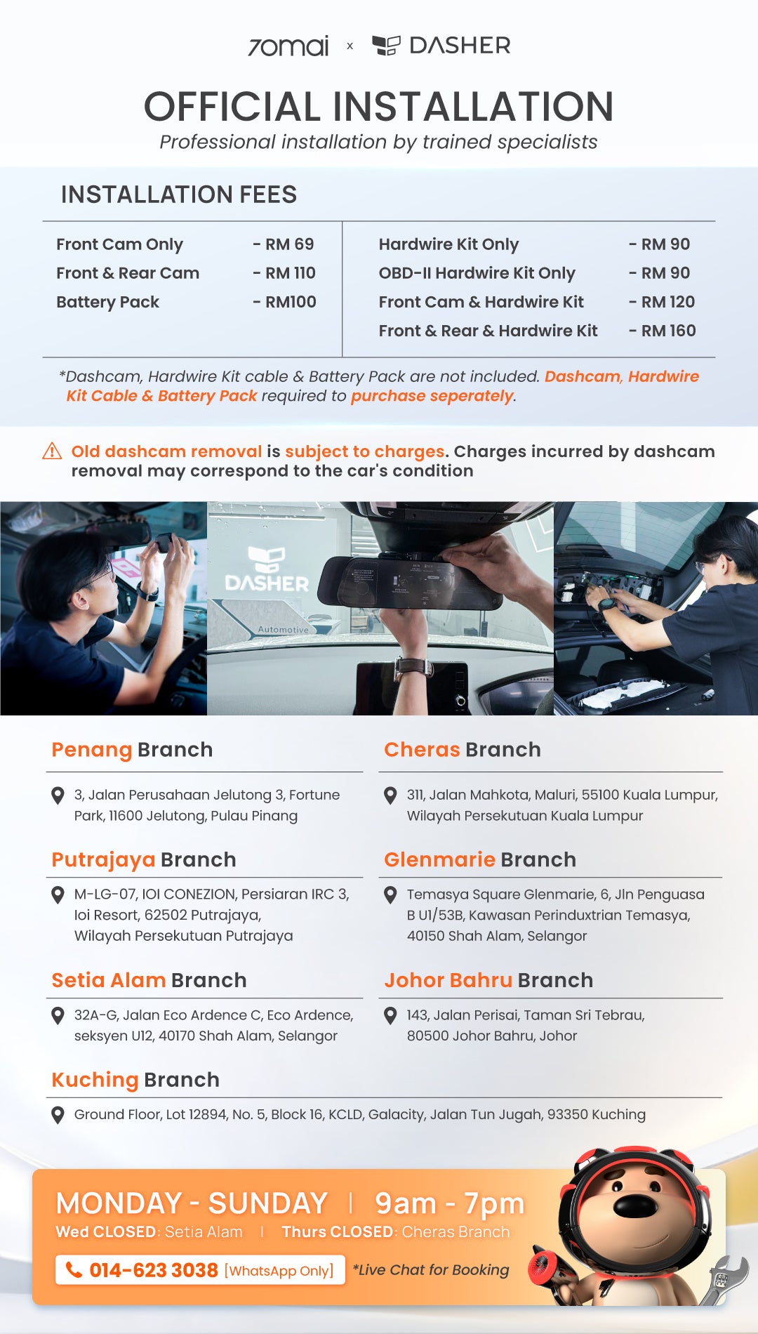 Dash Cam Installation Booking