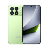 POCO F9 Pro smartphone, green back with quad rear camera and front display