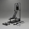 Speediance Gym Monster 2 mit Touch-Display, geneigter Bank und Trainingsgriffen