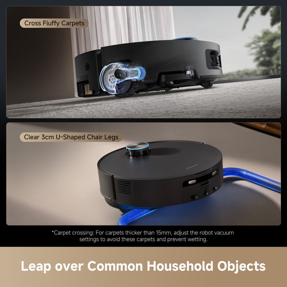 Dreame Robot Vacuum Mop Aqua 10 Pro Track