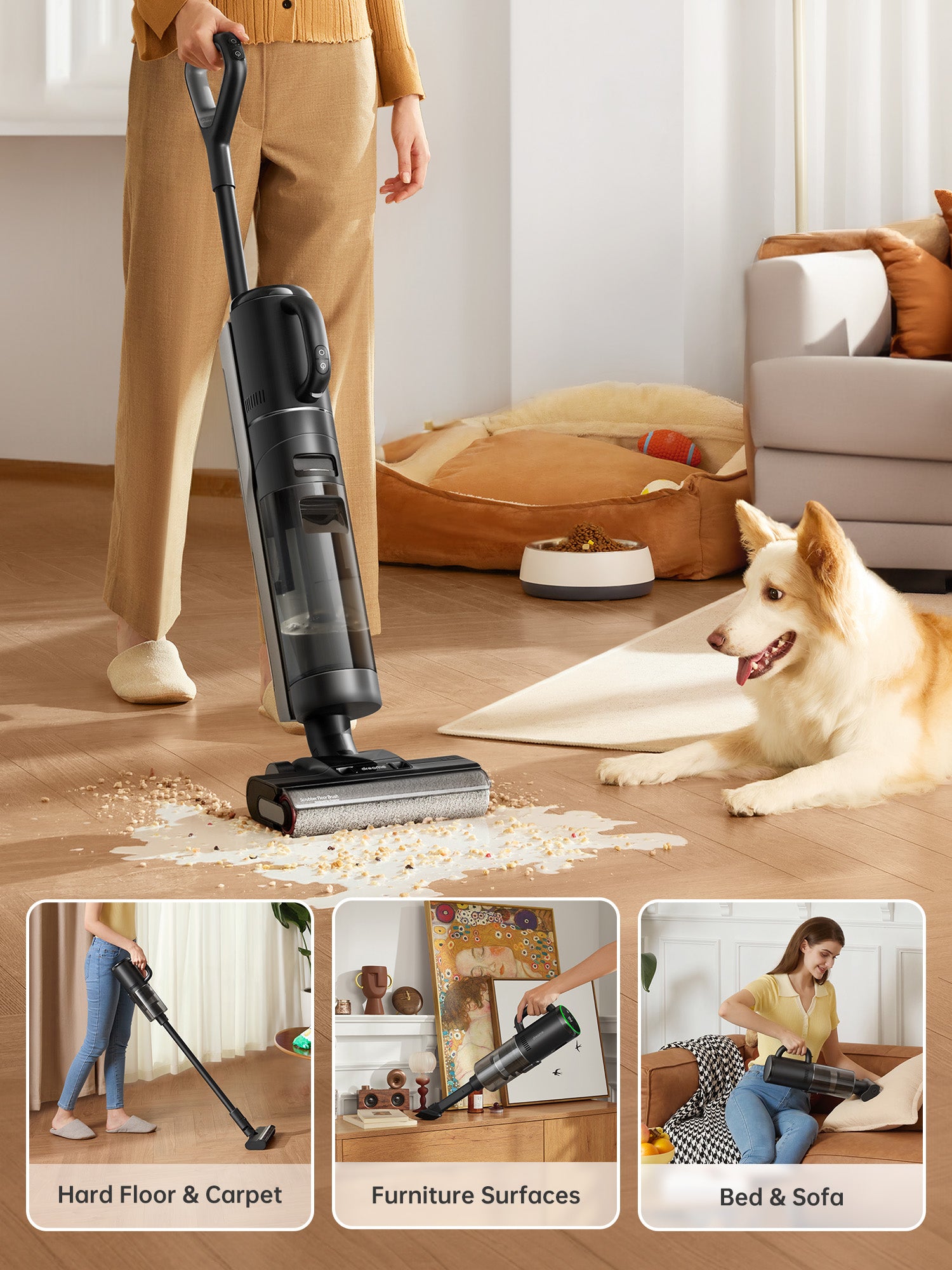 Dreame H12 Dual Wet and Dry Vacuum (4 In 1 Combo Kit)