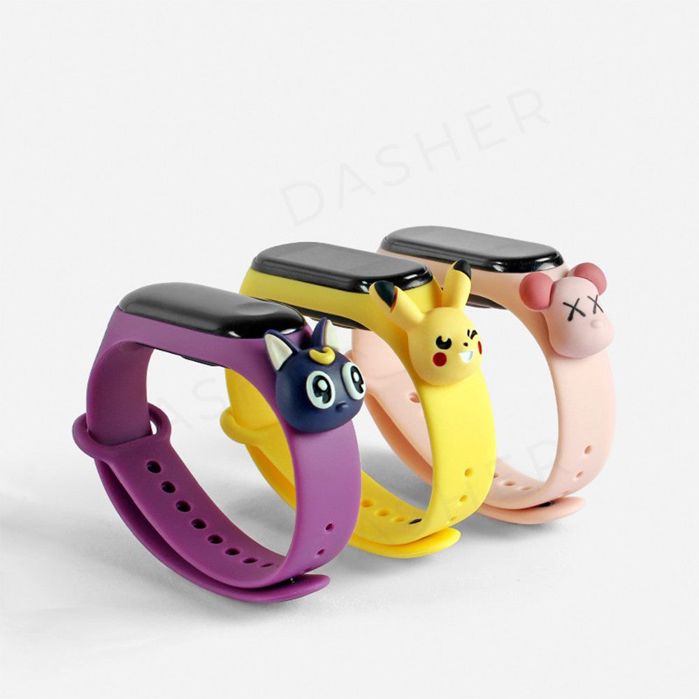 3D Cartoon Silicone Strap for Xiaomi Mi Band 5/6 (Series 1)