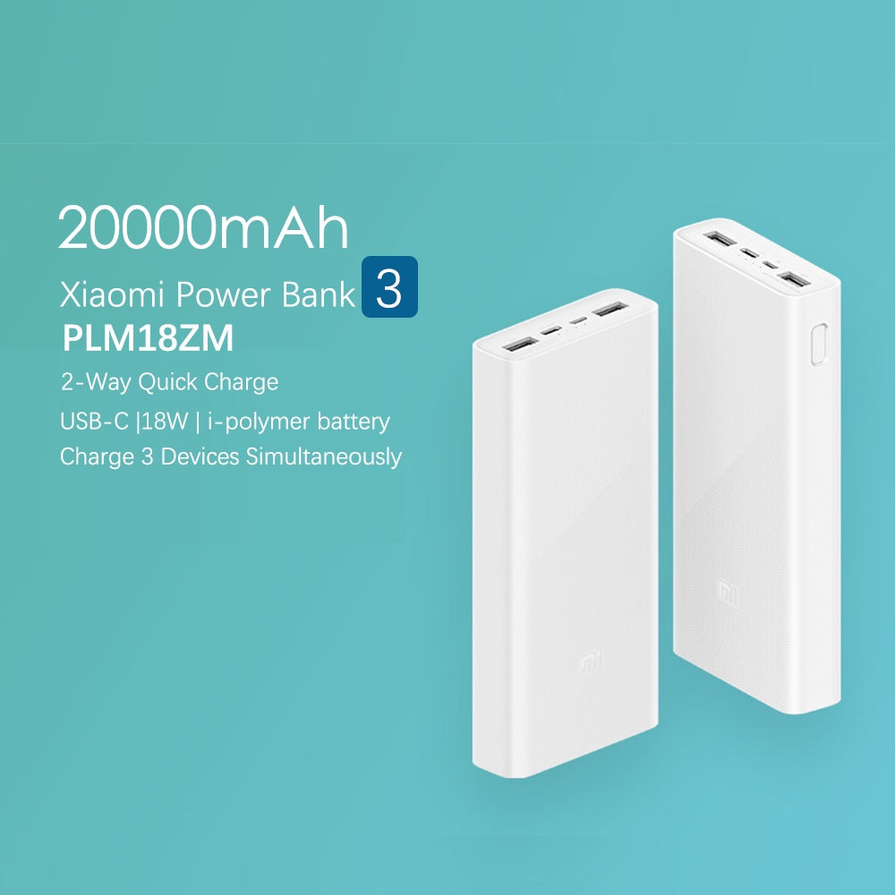 Xiaomi Mi Power Bank 3 20000mAh 18W