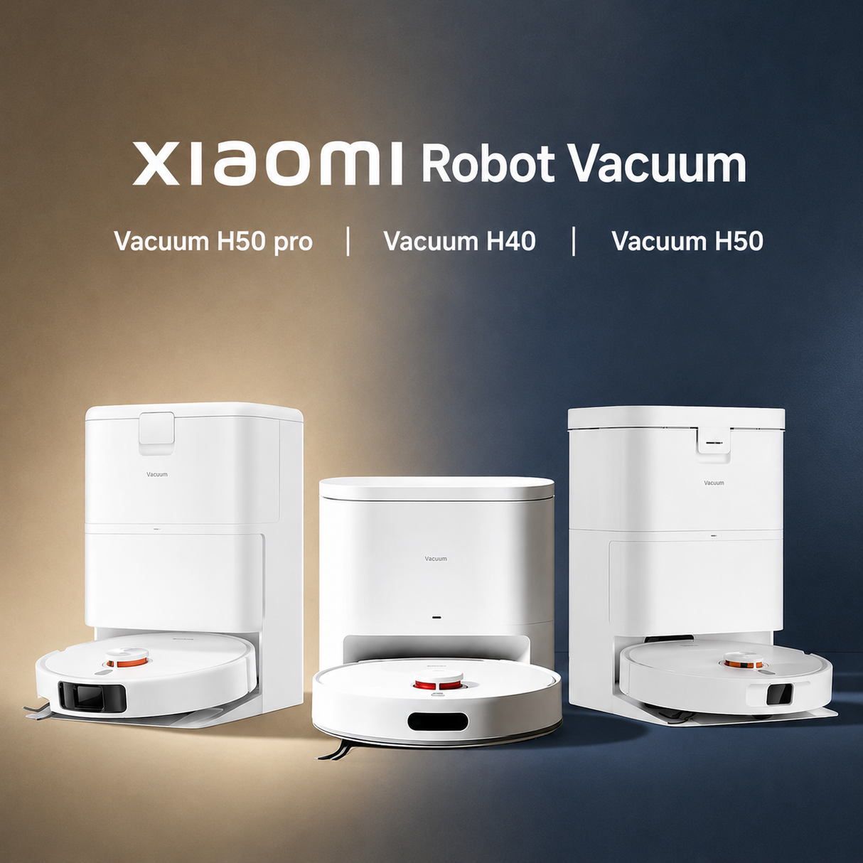 [New Launch] Xiaomi Robot Vacuum Series H50 Pro, H50, H40