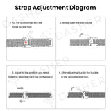 Mijobs Mesh Stainless Steel Strap for Honor Band 5 and Band 4