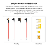 Hardwire-Kit UP06: Fuse-Tap-Adapter (2 Sets, je 4) für den Sicherungskasten