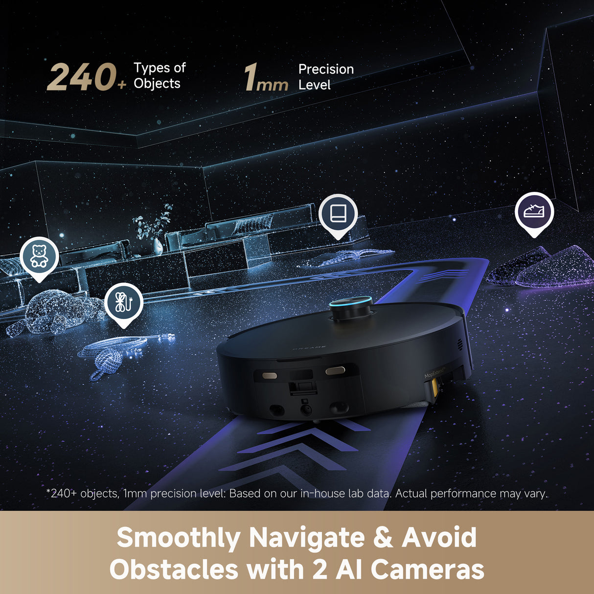 Dreame Robot Vacuum Mop Aqua 10 Pro Track