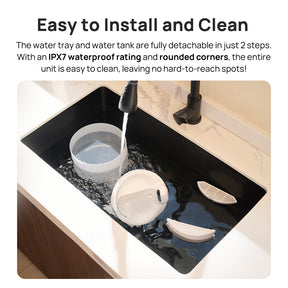 Hiigge Snowball SE Cordless Pet Water Fountain 2.3L with App Control Last Up to 96 Days