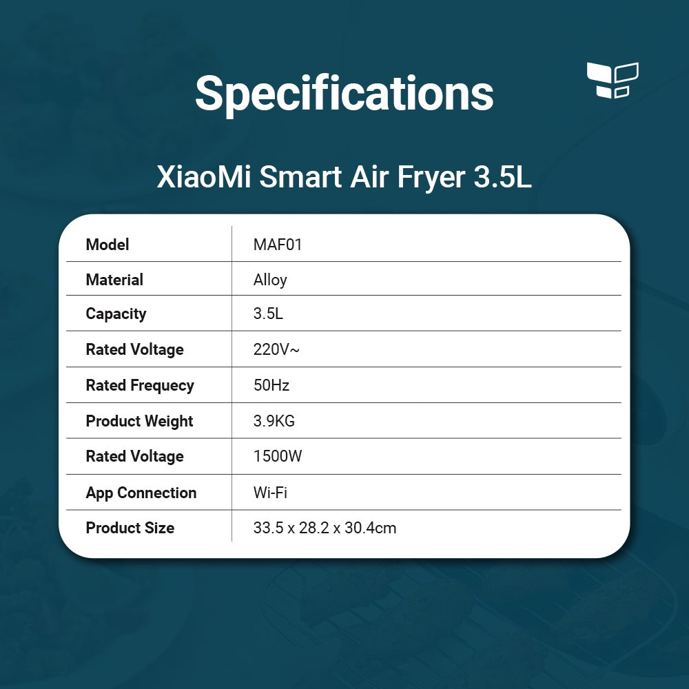 Xiaomi Smart Air Fryer 3.5L
