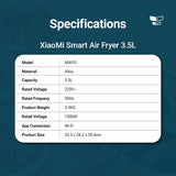 Xiaomi Smart Air Fryer 3.5L