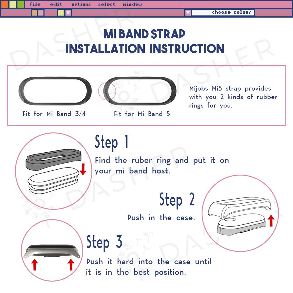 Nylon Strap for Xiaomi Mi Band 5