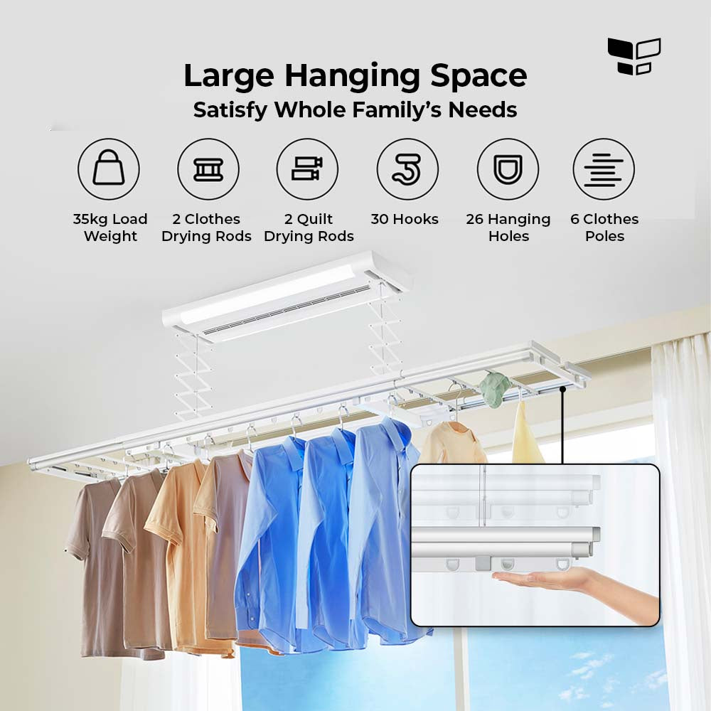 Xiaomi Mijia Smart Clothes Dryer Rack with Heated Drying