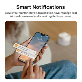 Hiigge Snowball SE Cordless Pet Water Fountain 2.3L with App Control Last Up to 96 Days