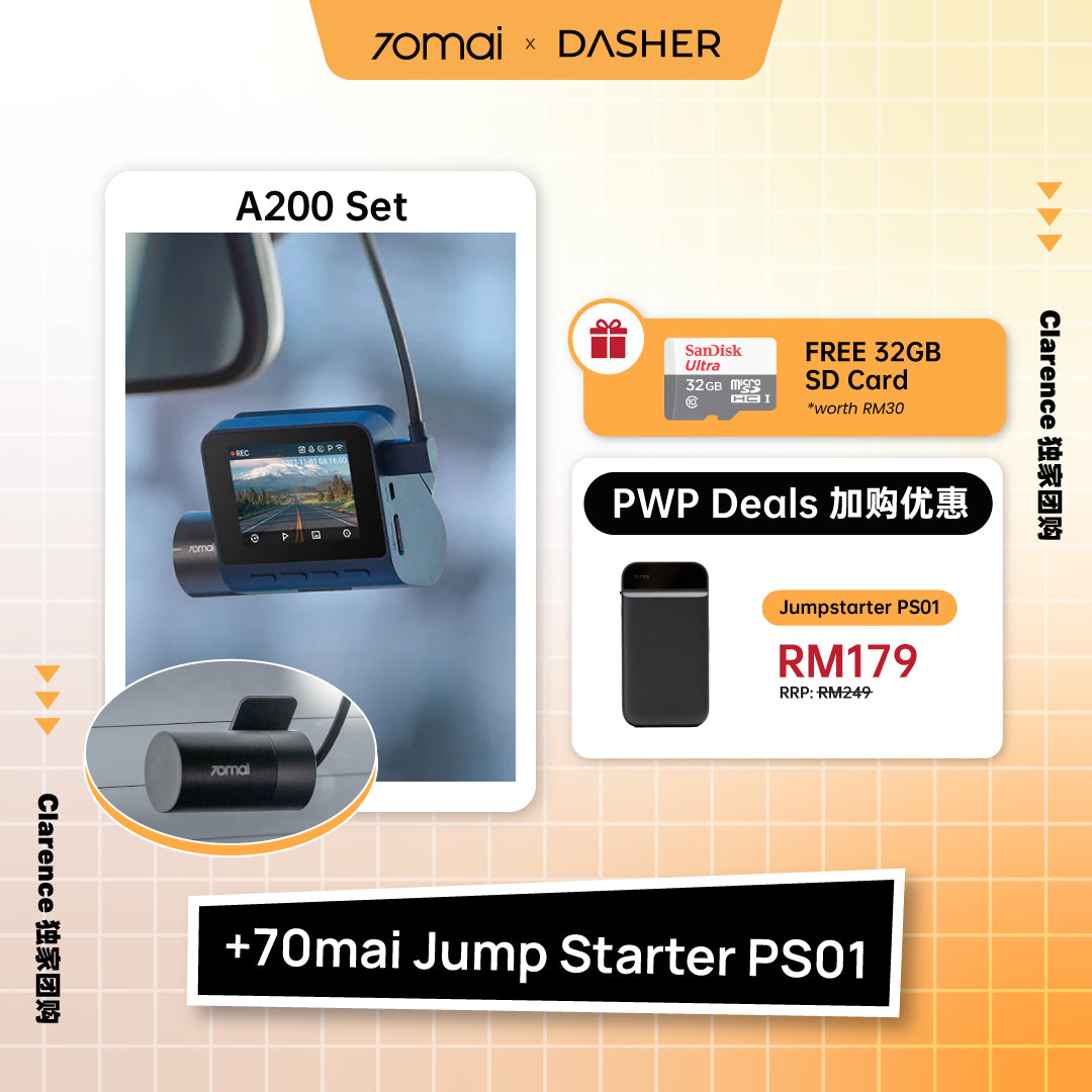 Clarence Wong x 70mai Special Deals