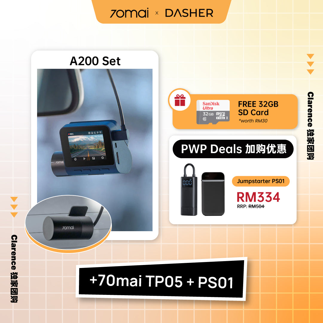 Clarence Wong x 70mai Special Deals