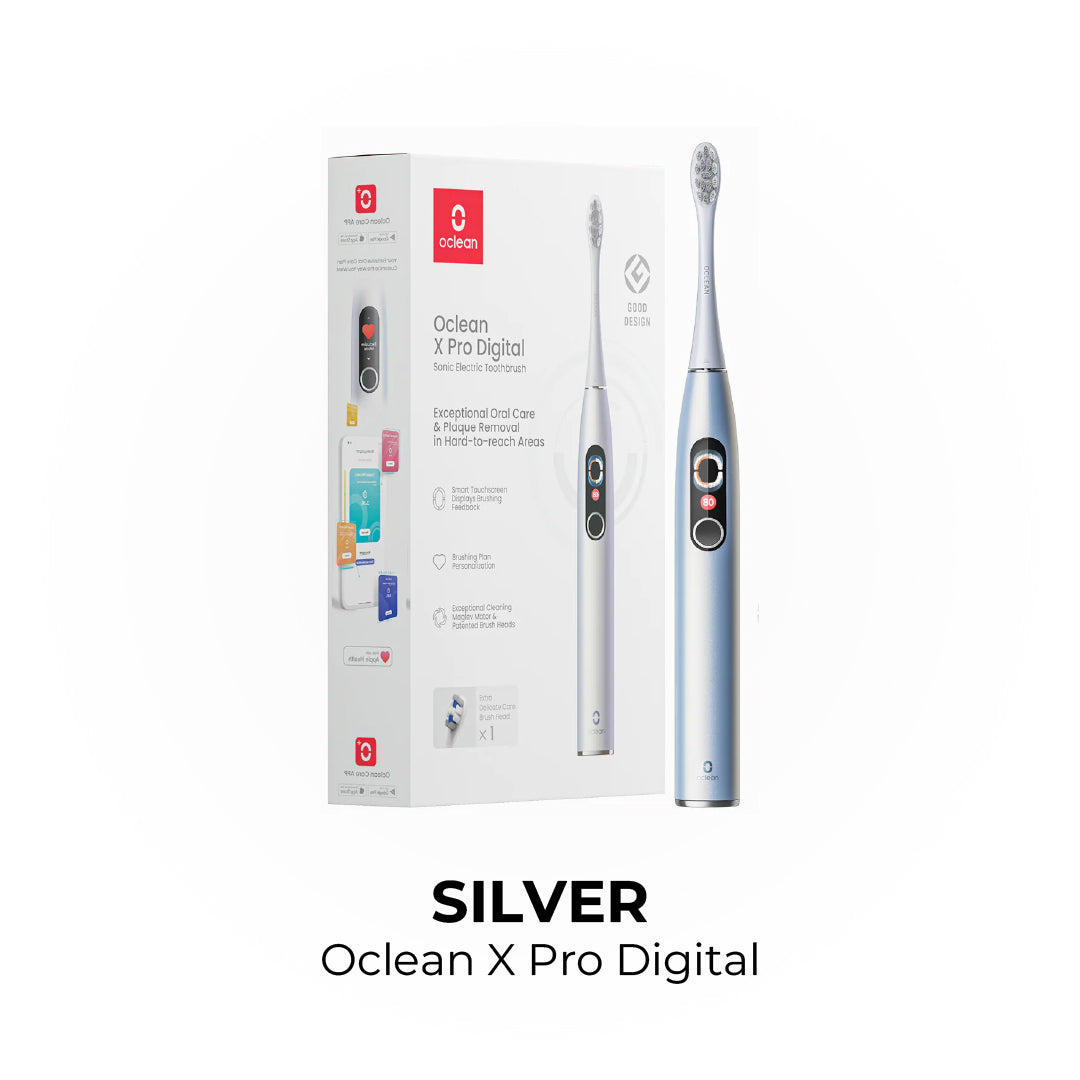 [New] Oclean X Pro Digital Smart Electric Toothbrush With Touch Screen, Instant Feedback & App Connectivity