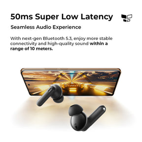 realme Buds T300 True Wireless Earphone 30dB Active Noise Cancelling Bluetooth 5.3 TWS Earphone