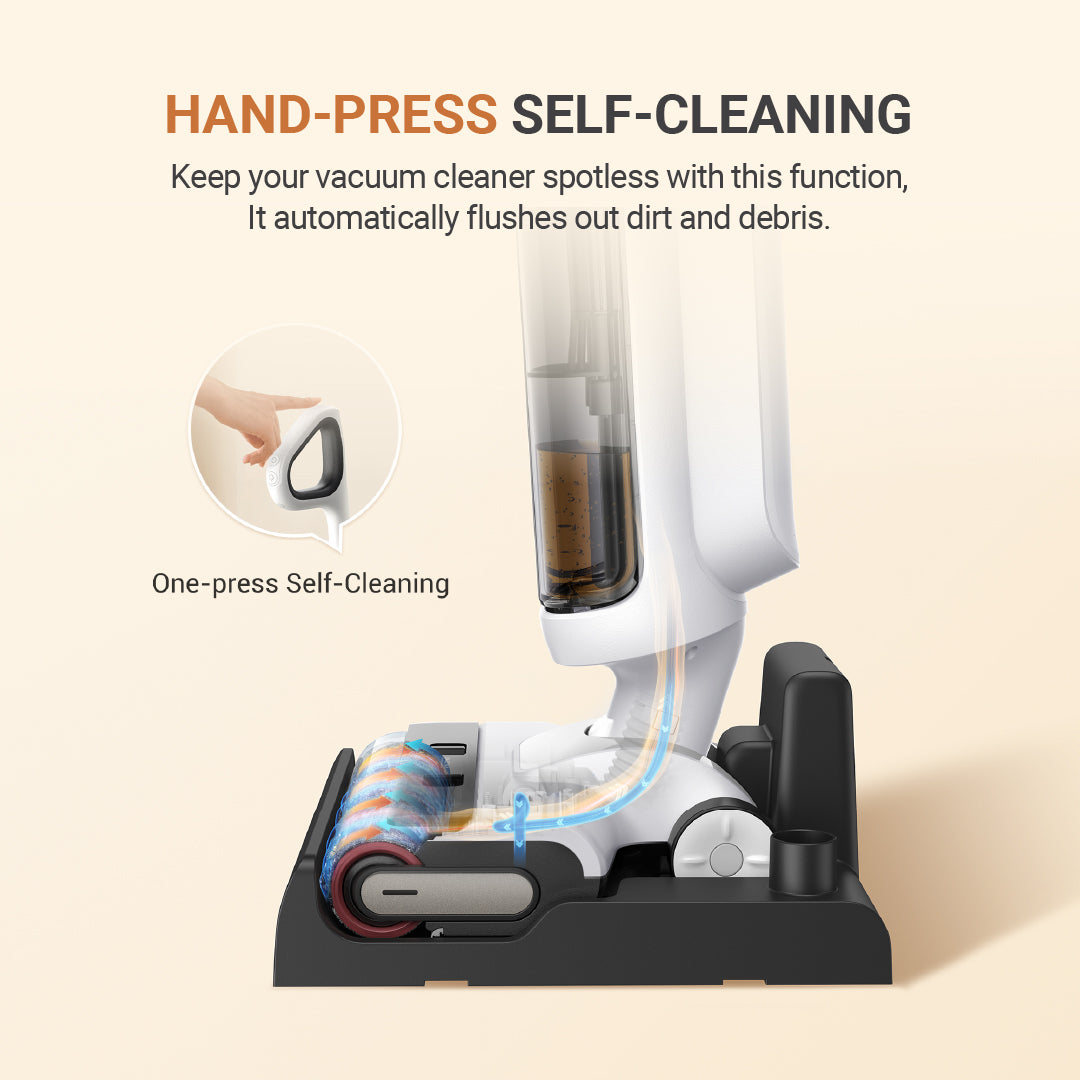 MOVA K20 Wet and Dry Floor Washer & Vacuum Cleaner | Self-Cleaning | Smart-Dirt Detection | Dual-Edge Clean | 2 Years Local Warranty