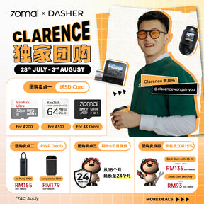 Clarence Wong x 70mai Special Deals