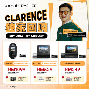 Clarence Wong x 70mai Special Deals