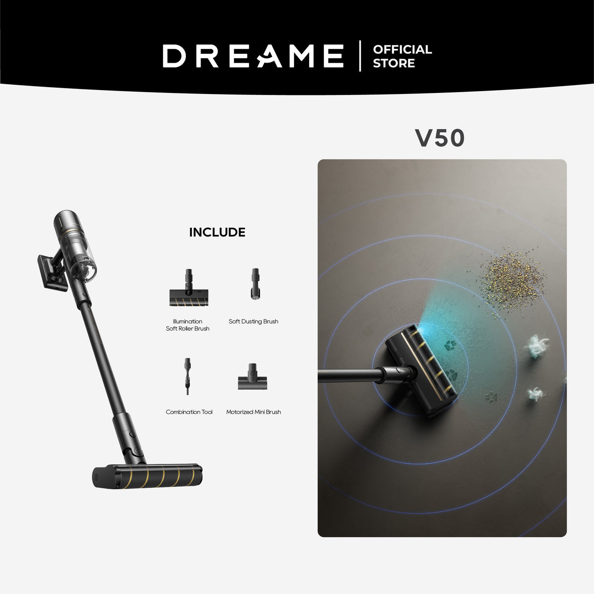 Dreame V50 Cordless Vacuum Cleaner