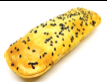 Creamy Beef Pie, golden pastry slice with black poppy seeds