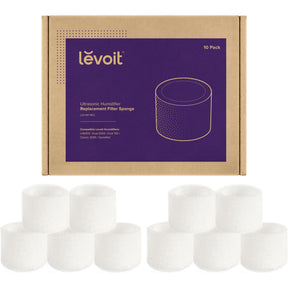 Levoit 10-Pack Top Fill Humidifier Replacement Filters Suitable for Dual 150 & Classic 300s