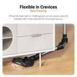 MOVA J10 Cordless Stick Vacuum | LED Light | Ultra Lightweight | Multi-Layer Filtration | Foldable Tube | Washable parts