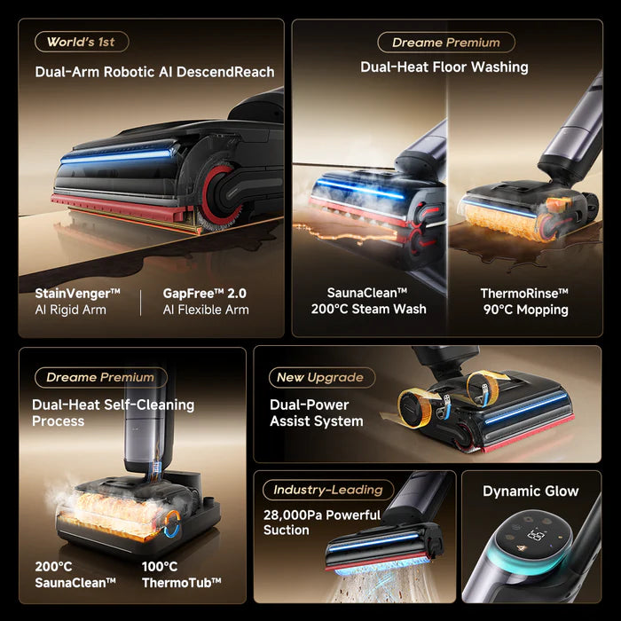 Dreame H16 Pro Steam Vacuum Cleaner