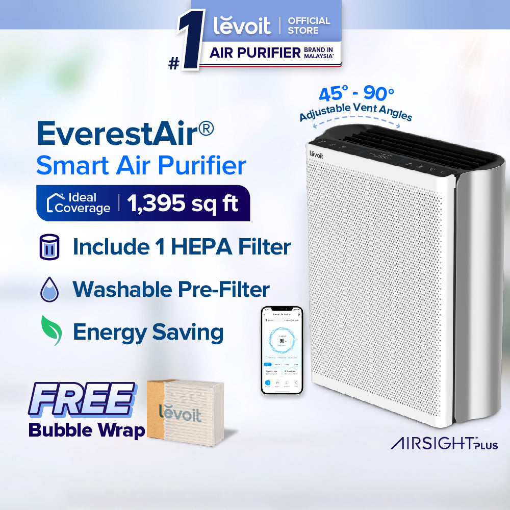 Levoit Everest Air Smart True HEPA Air Purifier for Large Rooms (1,395sqft/130 m²)