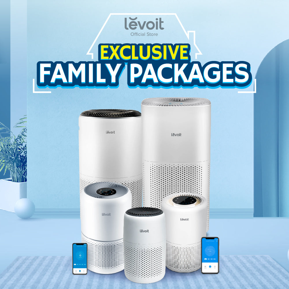 Levoit Exclusive Family Package Smart Air Purifier Medical Grade HEPA Filter with Smart App Control