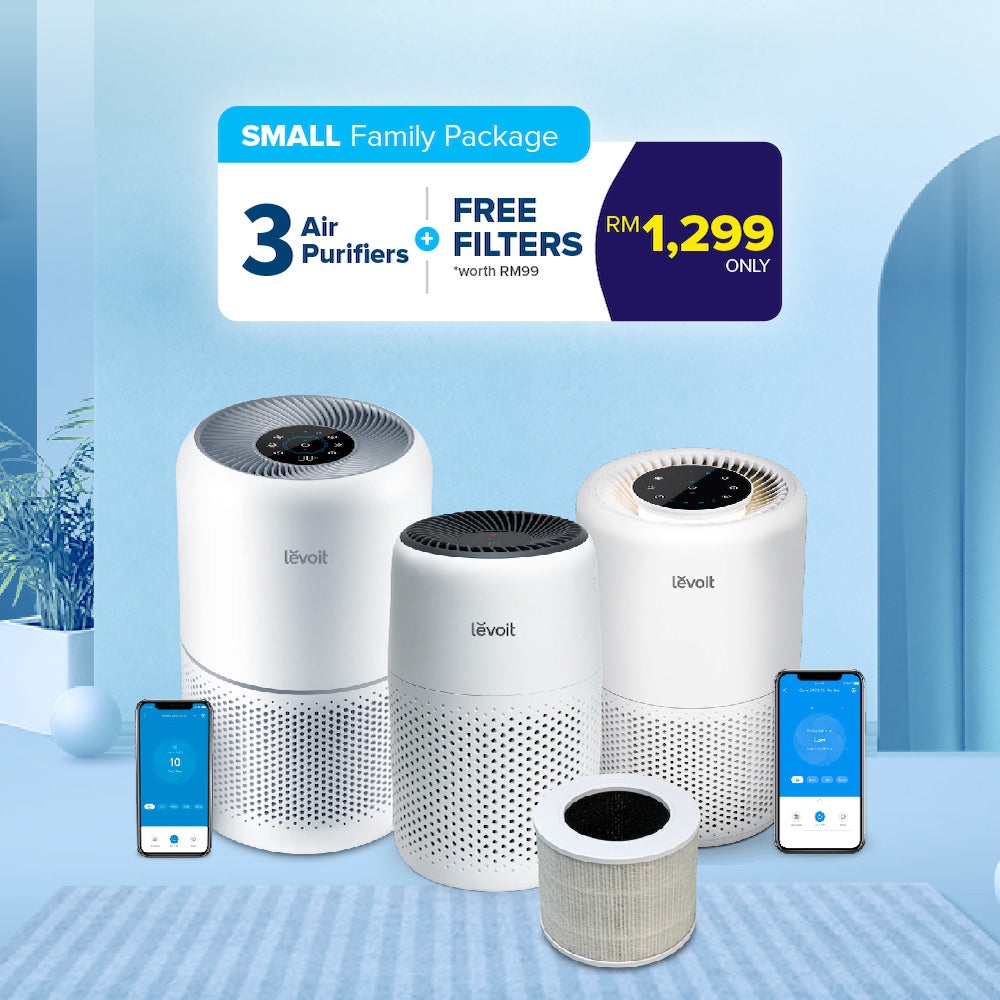 Levoit Exclusive Family Package Smart Air Purifier Medical Grade HEPA Filter with Smart App Control