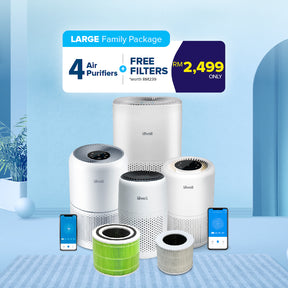 Levoit Exclusive Family Package Smart Air Purifier Medical Grade HEPA Filter with Smart App Control