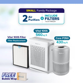 Levoit Exclusive Vital Pet Series Family Package Smart Air Purifier Medical Grade HEPA Filter with Smart App Control