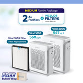 Levoit Exclusive Vital Pet Series Family Package Smart Air Purifier Medical Grade HEPA Filter with Smart App Control