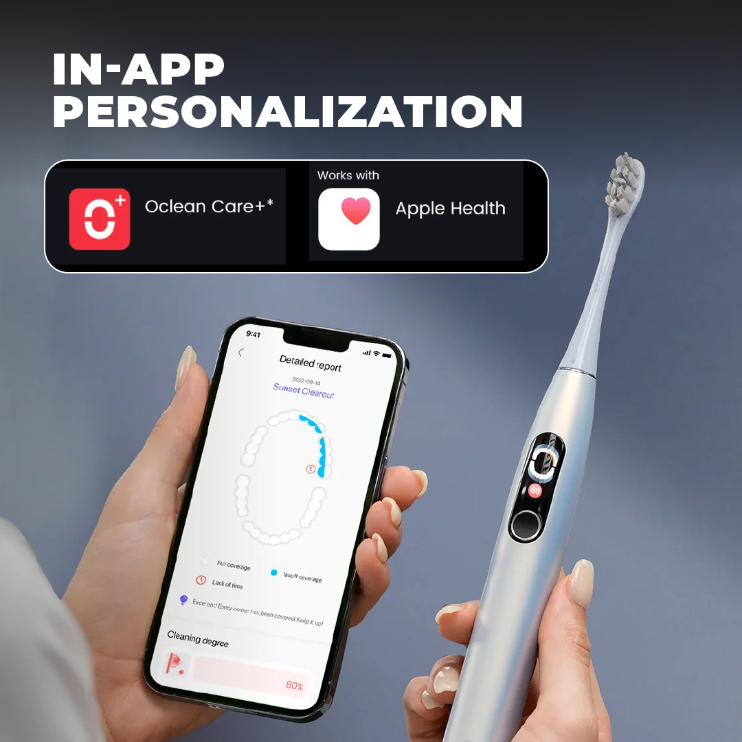 [New] Oclean X Pro Digital Smart Electric Toothbrush With Touch Screen, Instant Feedback & App Connectivity