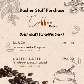Hyphen Coffee - Dasher Staff Purchase Coffee