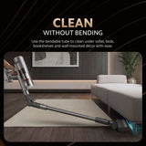 Mijia Vacuum Cleaner 4 Pro with bendable tube reaching under a sofa