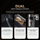 Mijia Vacuum Cleaner 4 Pro brush and filter details showing anti-tangle designs