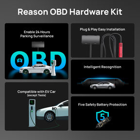 70mai OBD-II Hardwire Kit | 24 Hours Parking Mode | Easy Set Up | Micro USB | Type C