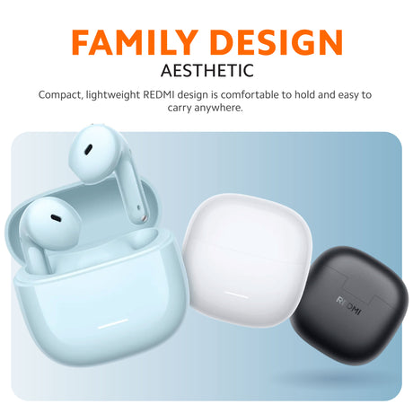 Blue and black in-ear earbuds with charging cases, open case view