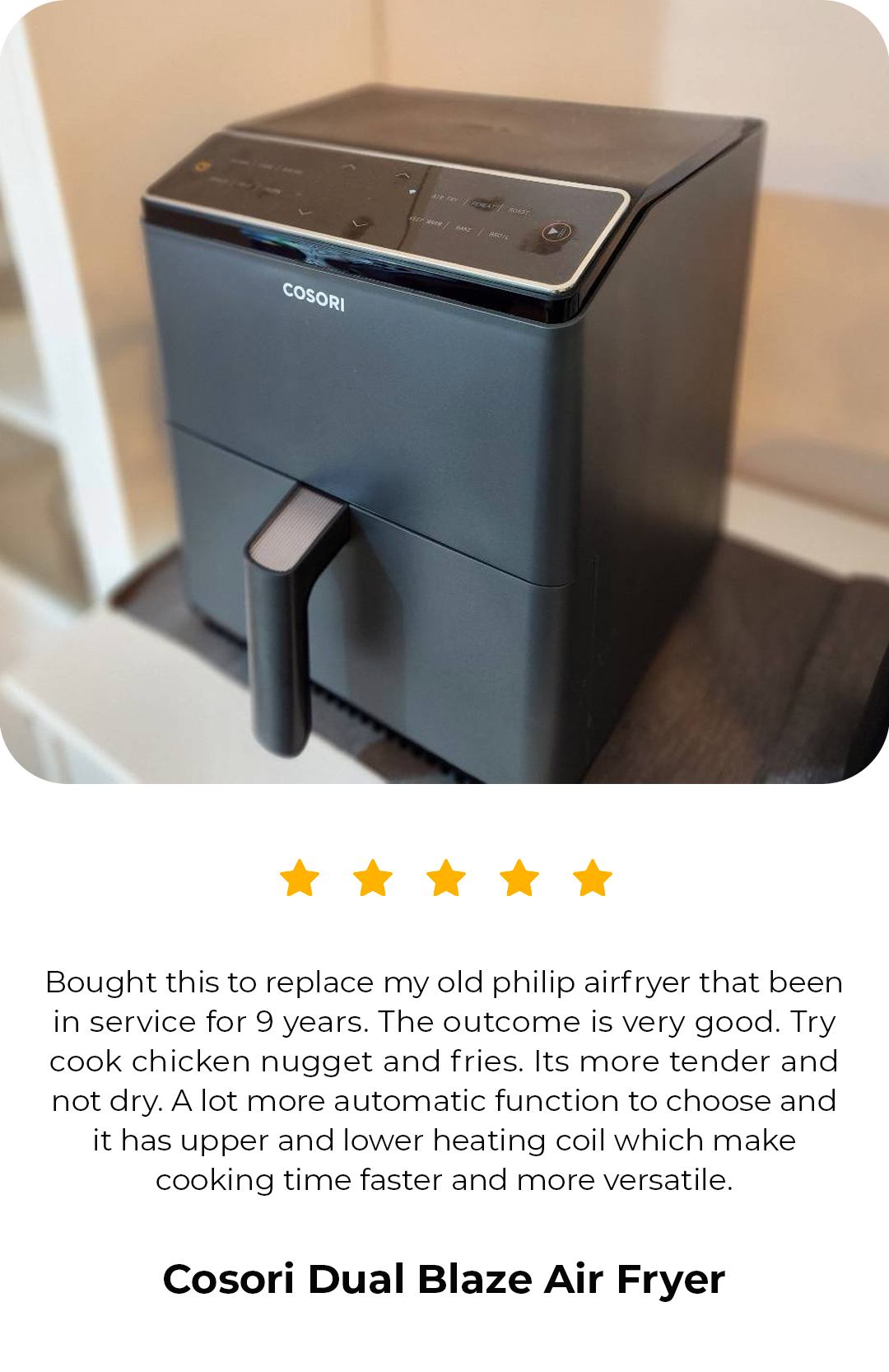 Cosori Dual Blaze Air Fryers - Discover Versatile Cooking