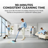 【Powerful 4-IN-1】MOVA S4 Detect Cordless Stick Vacuum | Anti-Tangle | Blue LED Laser | 20,000Pa | 2-Years Warranty