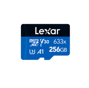 Lexar microSDXC card, BLUE Series, 256GB, 633x, V30, U3, A1