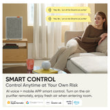 Smartmi E1 Frame Air Purifier Smart Control Flexible Placement Compact Design (18 ㎡ / 194 sq. ft)