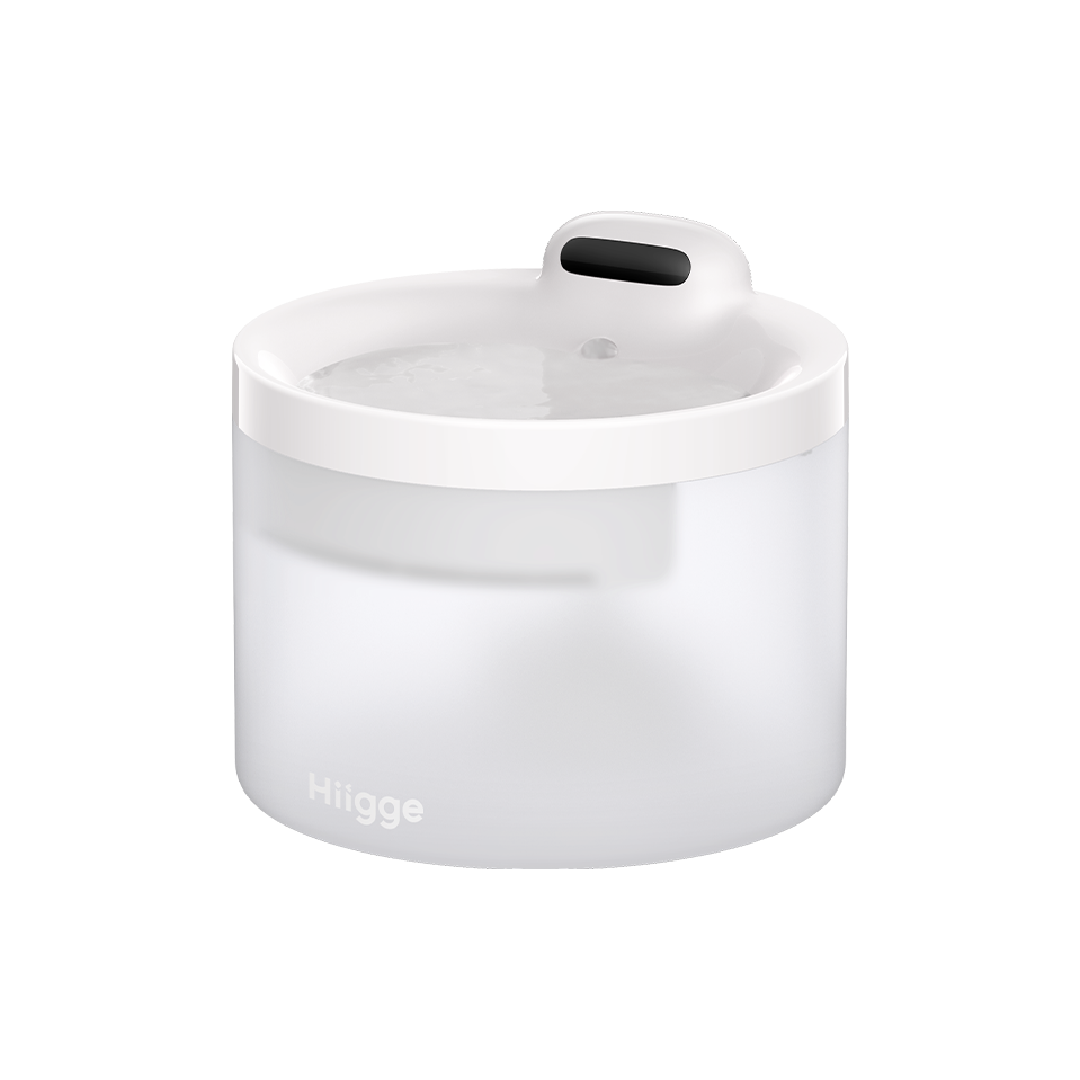 Hiigge Snowball SE Cordless Pet Water Fountain 2.3L with App Control Last Up to 96 Days