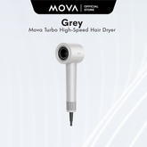 MOVA Turbo High-Speed Hair Dryer | 110,000 RPM | 40s Rapid Drying | 200million Negative Ion | 57 ℃ NTC | 8-Hair Care Modes