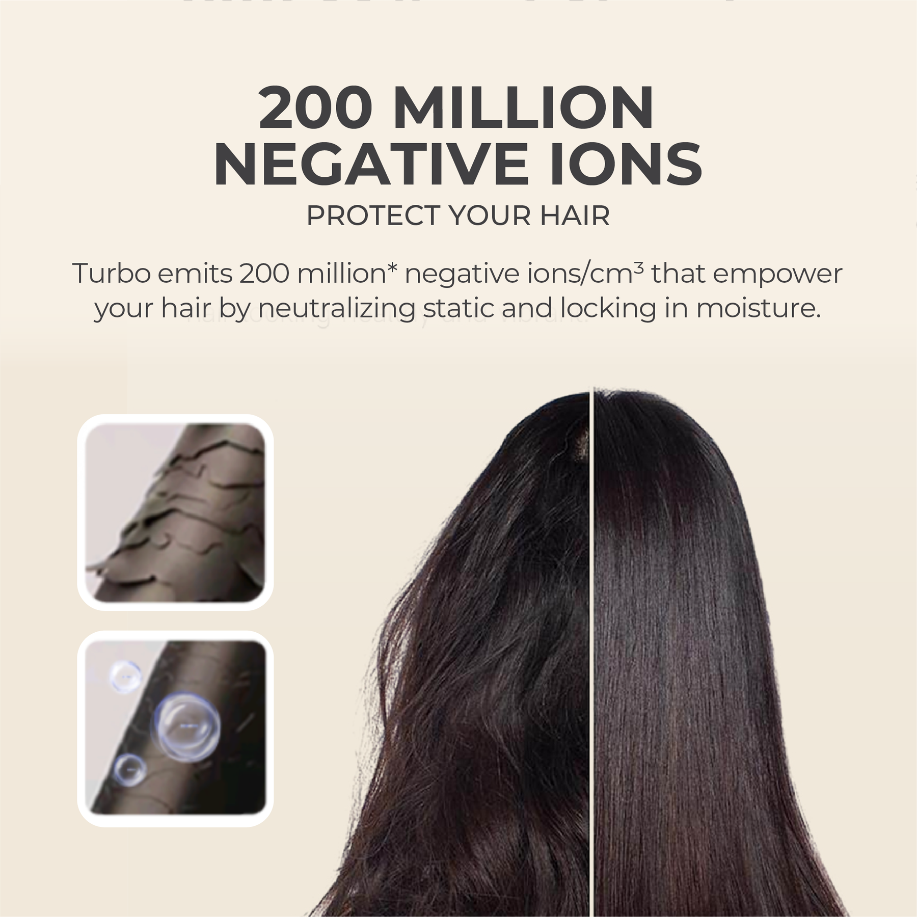 MOVA Turbo High-Speed Hair Dryer | 110,000 RPM | 40s Rapid Drying | 200million Negative Ion | 57 ℃ NTC | 8-Hair Care Modes