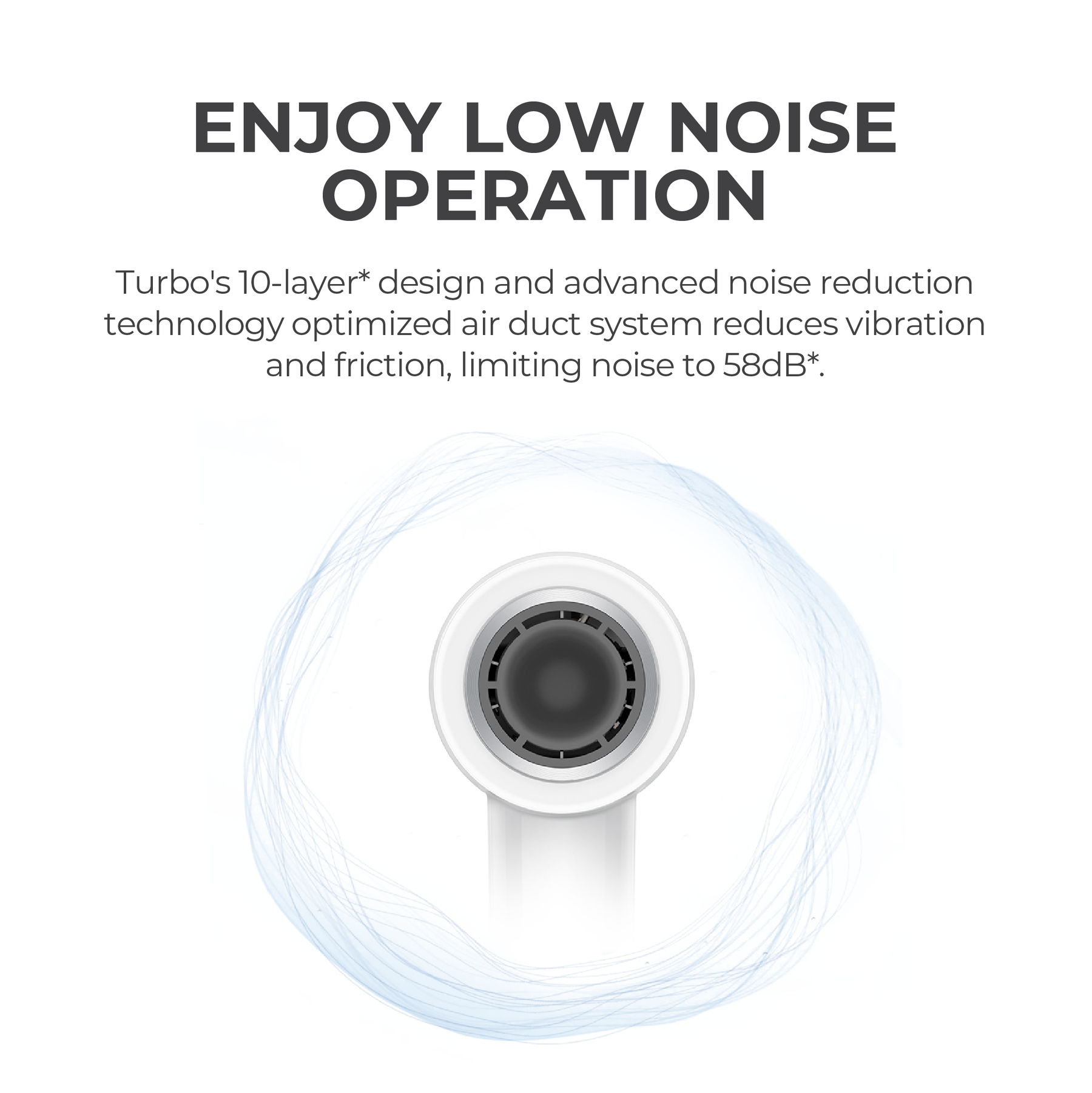 MOVA Turbo High-Speed Hair Dryer | 110,000 RPM | 40s Rapid Drying | 200million Negative Ion | 57 ℃ NTC | 8-Hair Care Modes