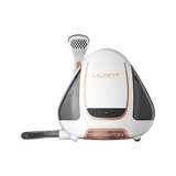 Uwant B100-S spot cleaner, white body with rose-gold accents and hose nozzle